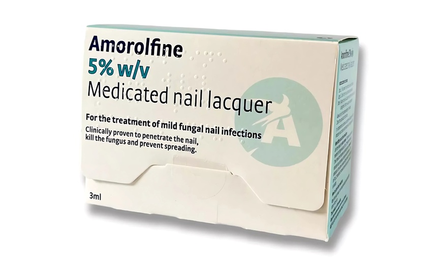 Image 2: Amorolfine 5% Nail Lacquer Antifungal Fungal Nail Treatment – 3ml