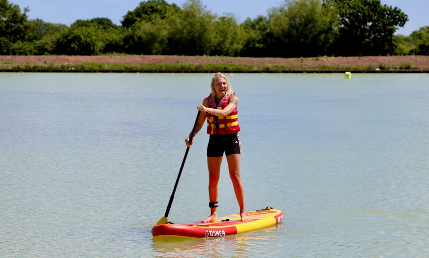 Image 11: Aqua park entry & Paddleboard combo at West Country Water Park