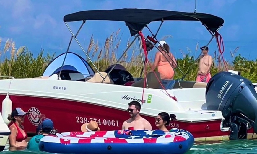 Image 7: Naples Extreme Family Fun – Deck & Pontoon Boat Adventures
