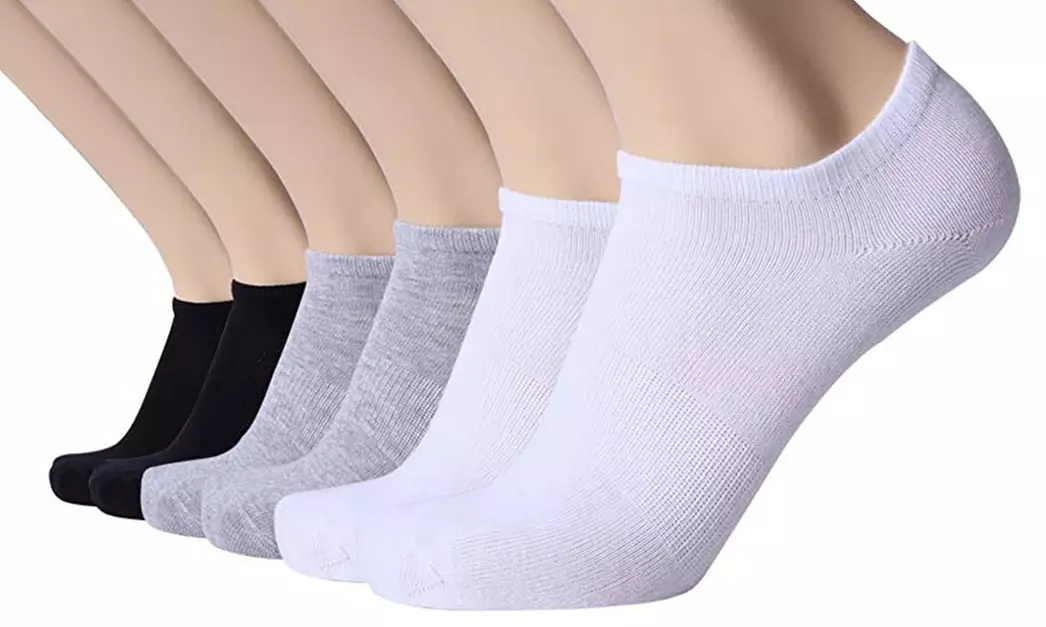 No Show Low Cut Ankle Mens Short Socks Casual Cotton Socks(5/10-Pack)