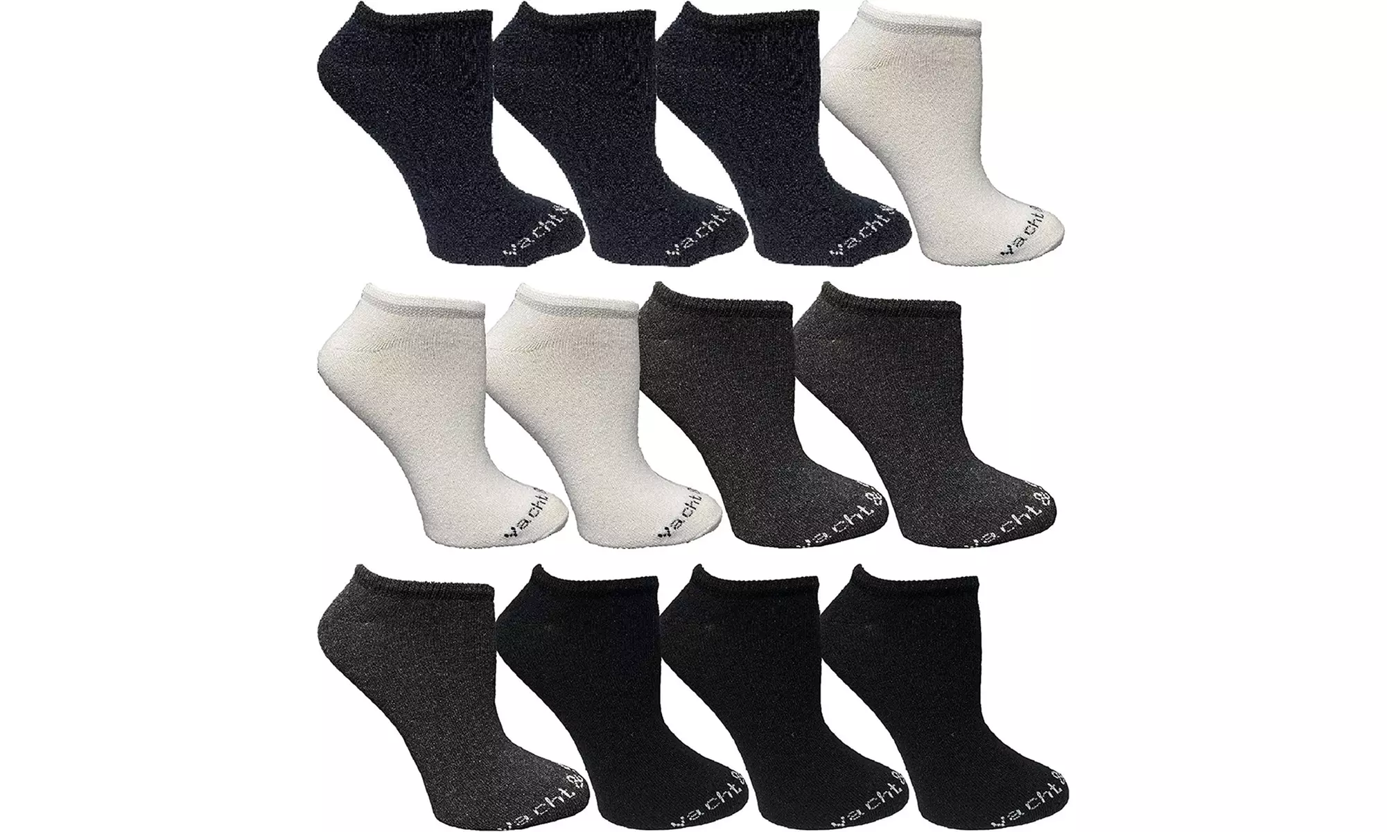12 or 24 Yacht & Smith Women's Ankle Socks