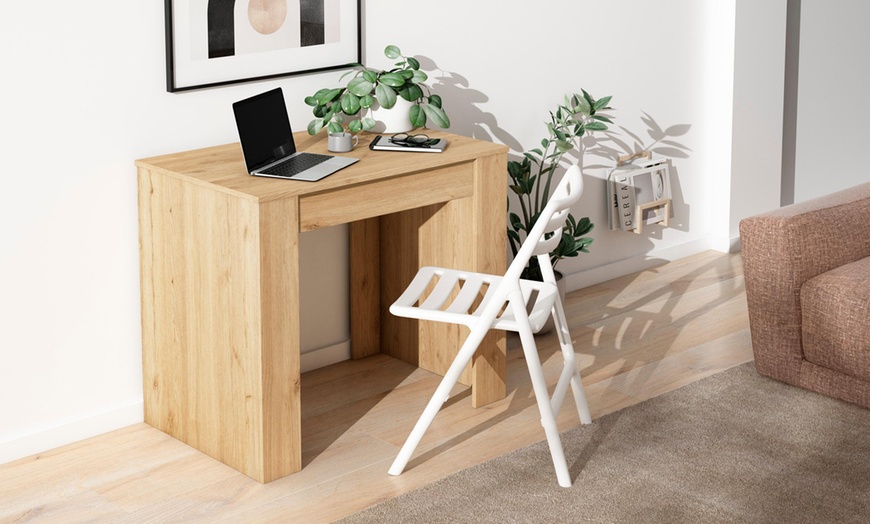 Image 26: Extendable Console Table for 6 people or up to 14 people