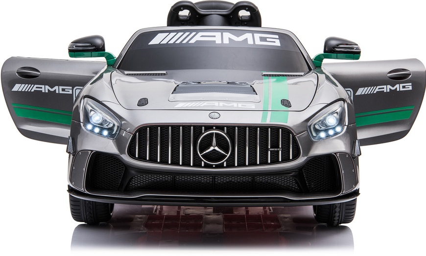 Image 6: Mercedes-Benz GT4 AMG Sports Edition Kids' Licensed Ride-On Toy