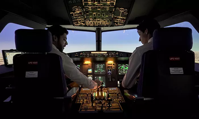 Simulador de vuelo en Airbus A320 durante 1 hora para 1 o 2 personas