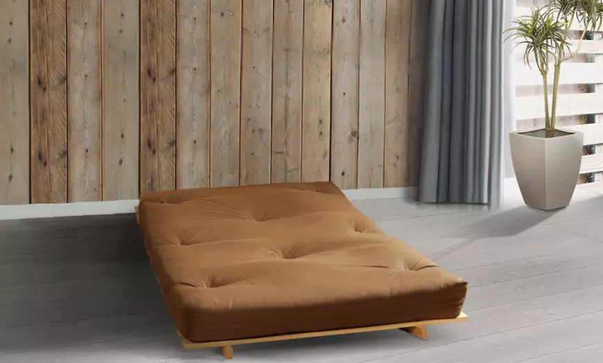 Image 28: Futon Frame and Mattress