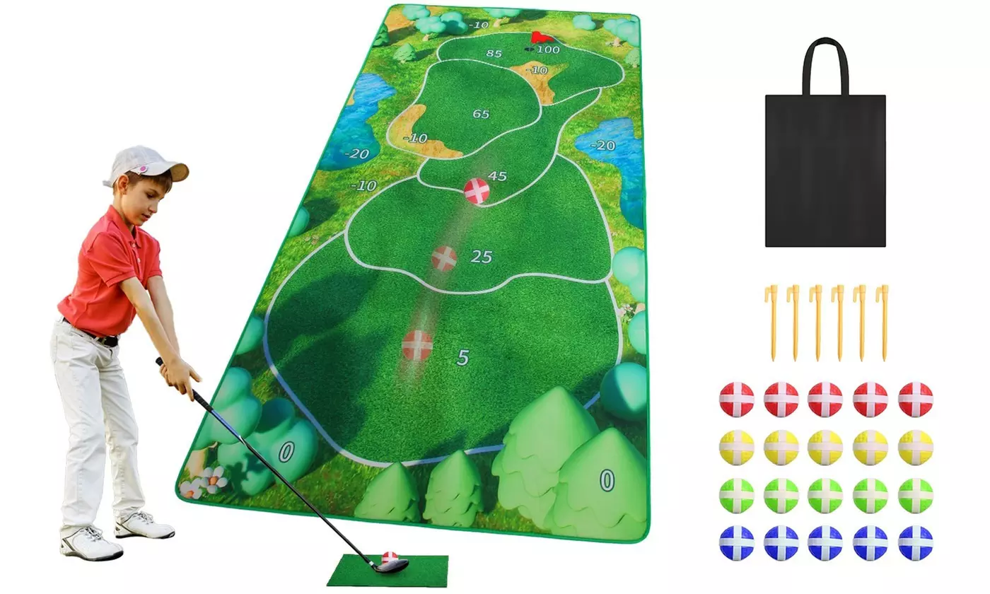 iMounTEK Golf Chipping Game Set for Indoor & Outdoor Practice and Fun
