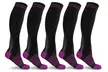 DCF Unisex Copper-Infused High-Energy Compression Socks (6-Pack) - Second Medium