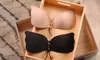 2-Pairs Women Sticky Invisible Bras Self Adhesive Strapless Drawstring
