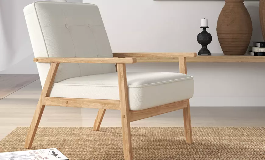 Image 8: Fauteuil "Doug" de Doosense, tissu et coloris au choix