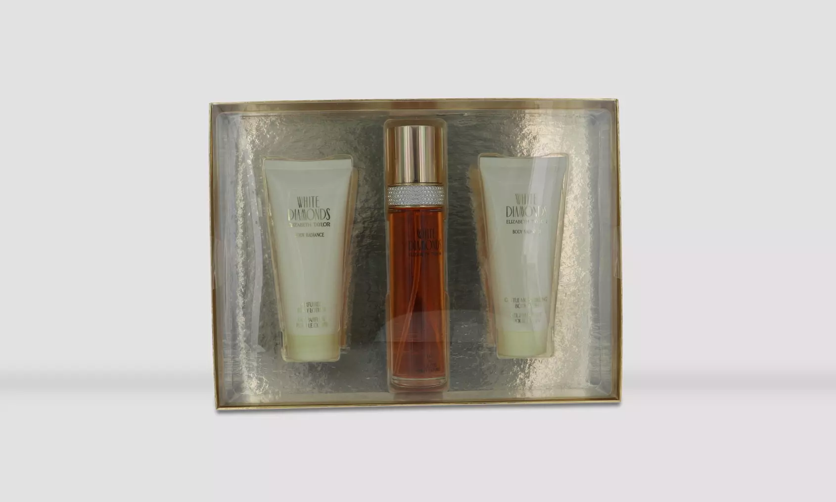 White Diamonds By Elizabeth Taylor 3 Piece Gift Set - 3.3 Oz Eau De Toilette