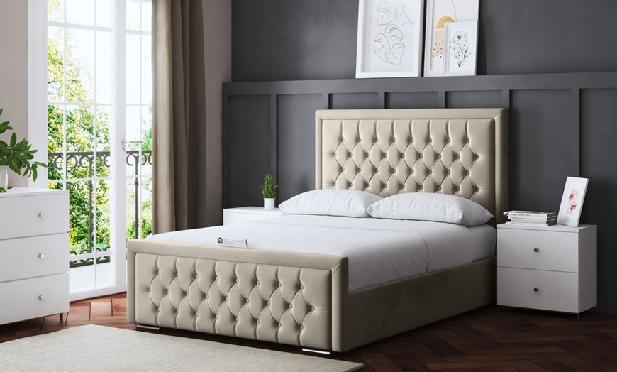 Image 1: DS Living Allegra Upholstered Bed