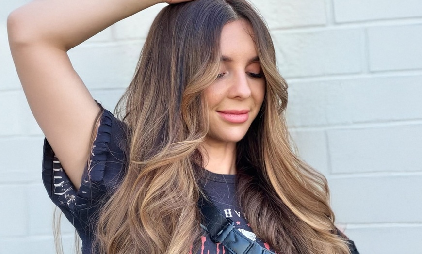 Image 2: Get Stunning Hair w/ Partial/Full-Head Traditional Sew-In /hand tied 