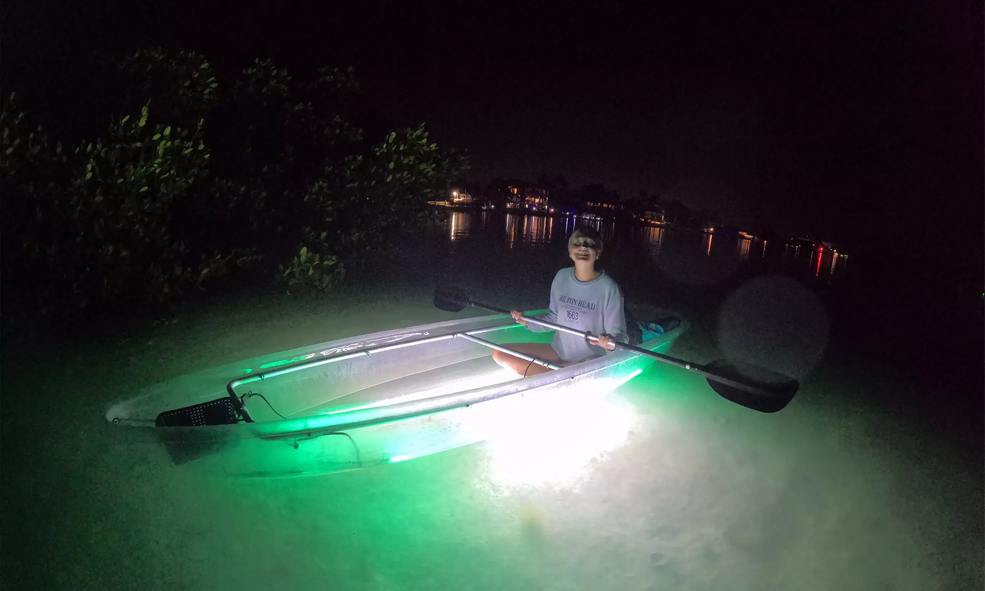 Explore Sarasota's Nightlife in Glowing Kayaks