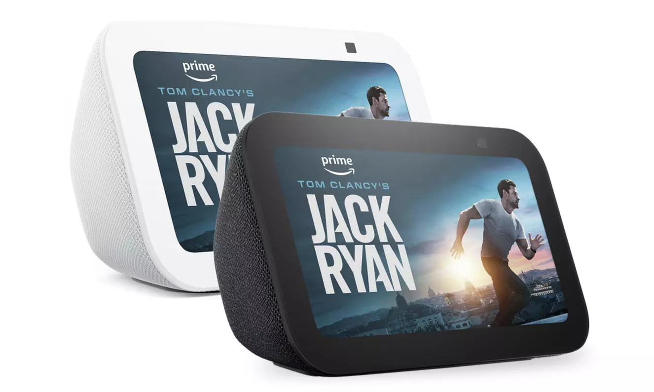 New Amazon Echo Show 5 (3rd Gen) Smart Display - 5.5'', Deeper Bass, Camera Cover, Smart Home Hub - Primary Image