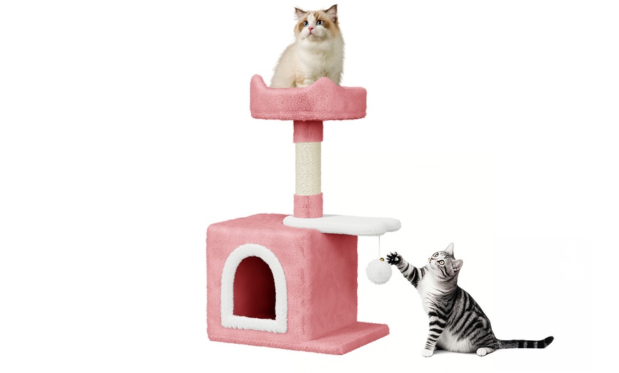 Image 13: 70, 79 or 131cm Multi Level Indoor Cat Tree