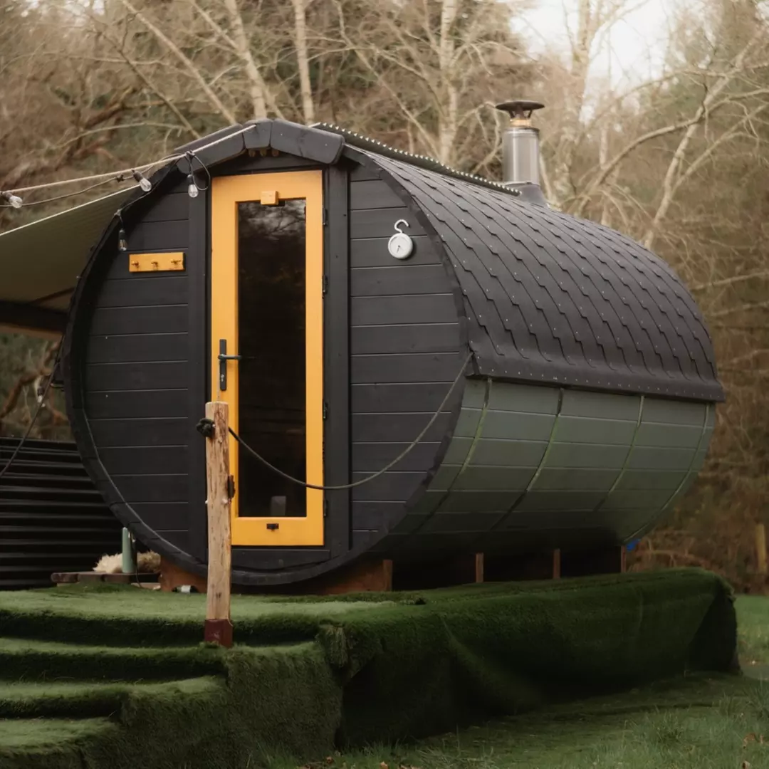 Enjoy Riverside Sauna with Cold Plunge & Complimentary Refreshments