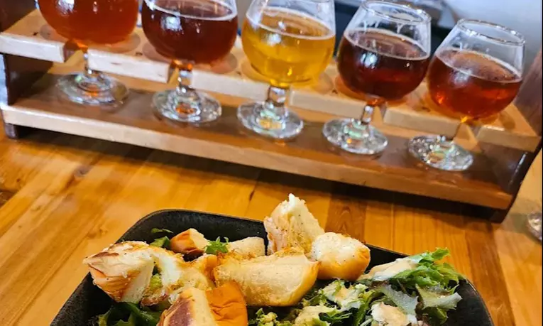 Beer Flights (5) for One, Two or Four People + Optional Appetizer