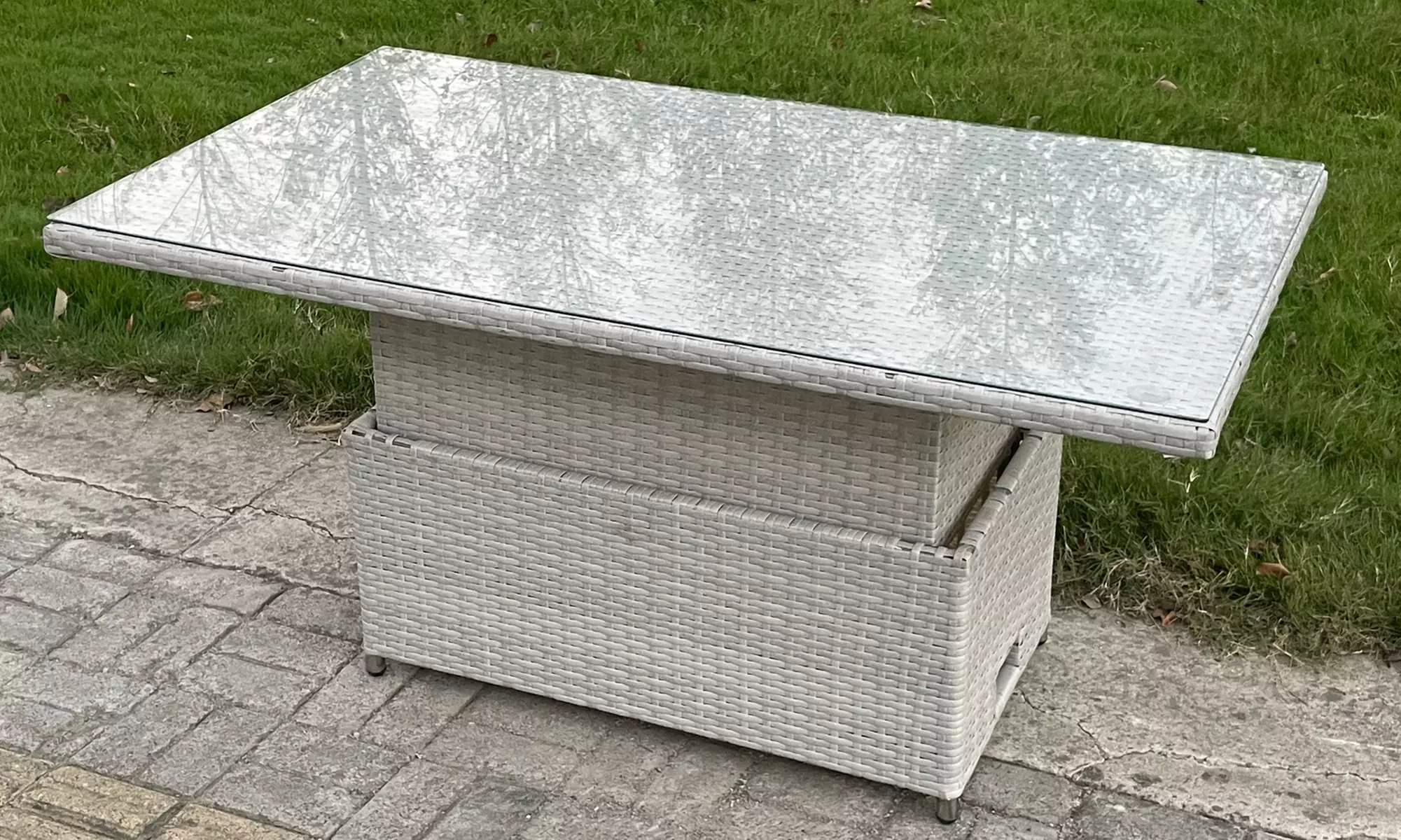 Rattan Effect Garden Furniture Set - Image 4