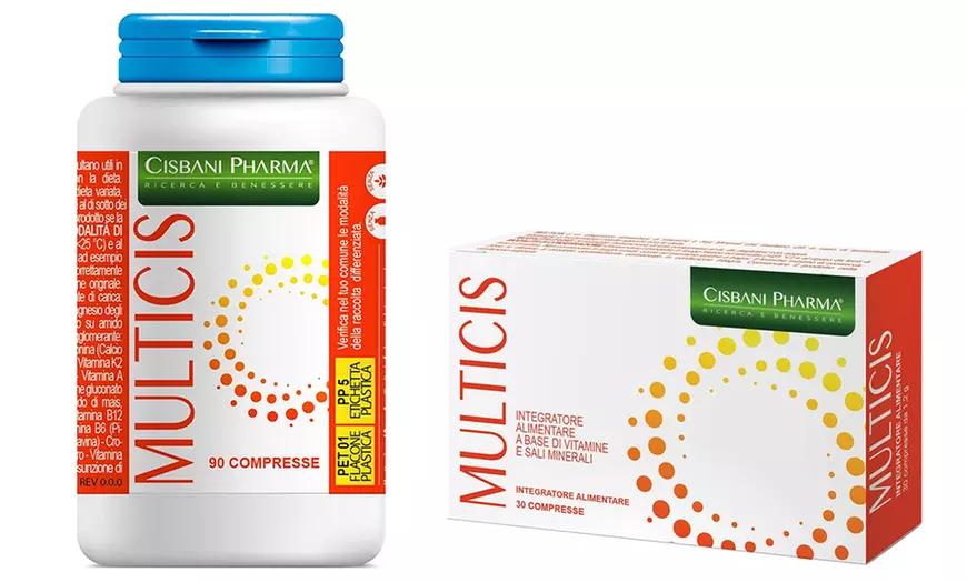 Image 1: 30 o 90 compresse di integratore alimentare MultiCis Cisbani Pharma