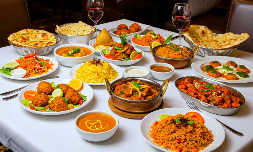 Image 1: Indian 4 Course Feast - Up to 55% Off 