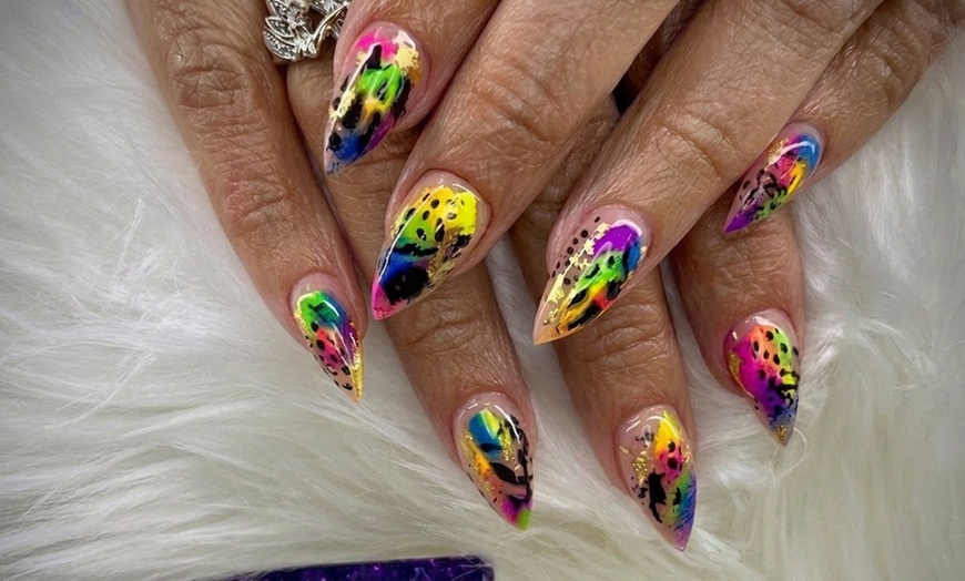 Image 3: Gel Nail Services, Pedicure Combos, or Ionic Foot Detox Options