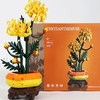 Image 8: LEGO Inspired Flowers Building Blocks Set