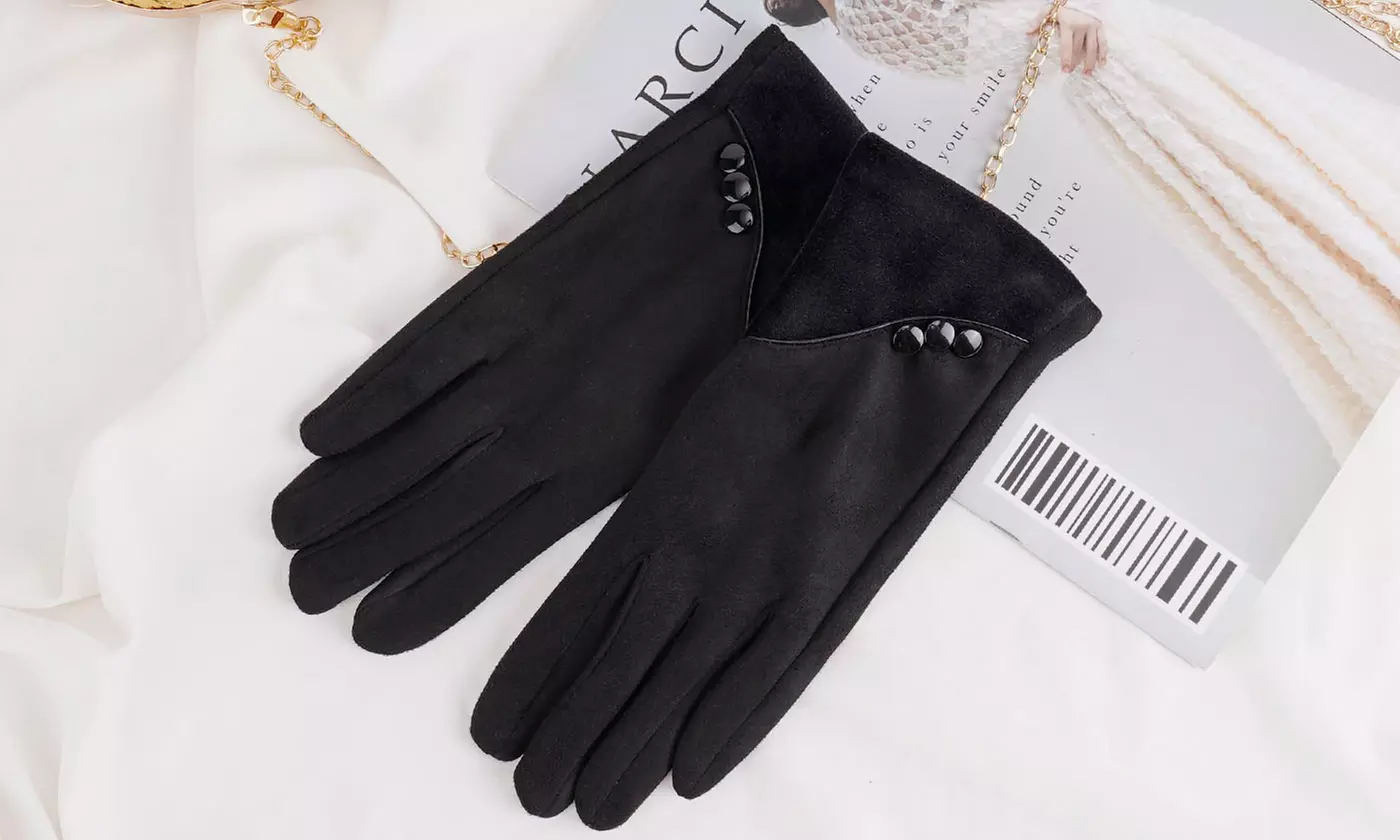 Itbelongs2u Women's Winter Gloves Fleece Lined with Touchscreen Tips