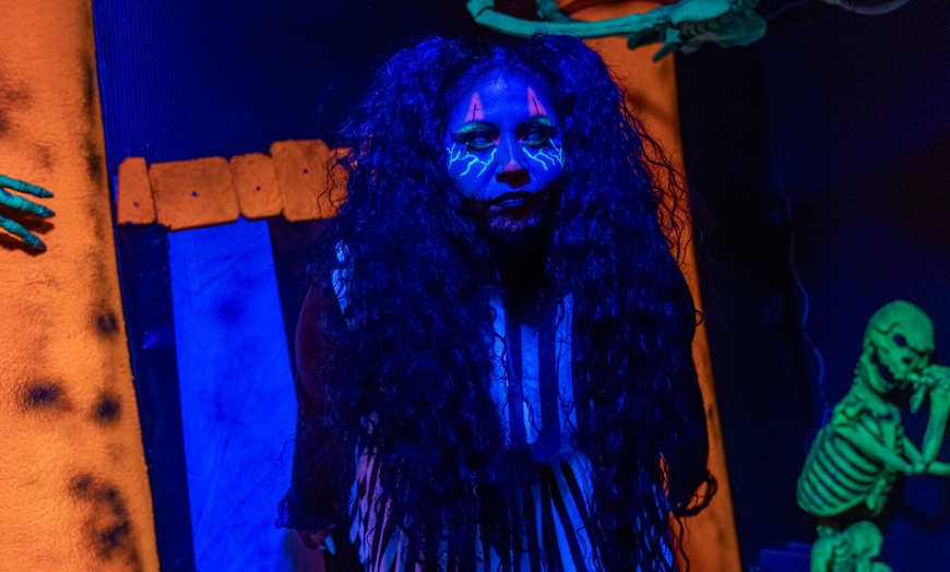 Image 1: Haunted House Admission For One at Screemers