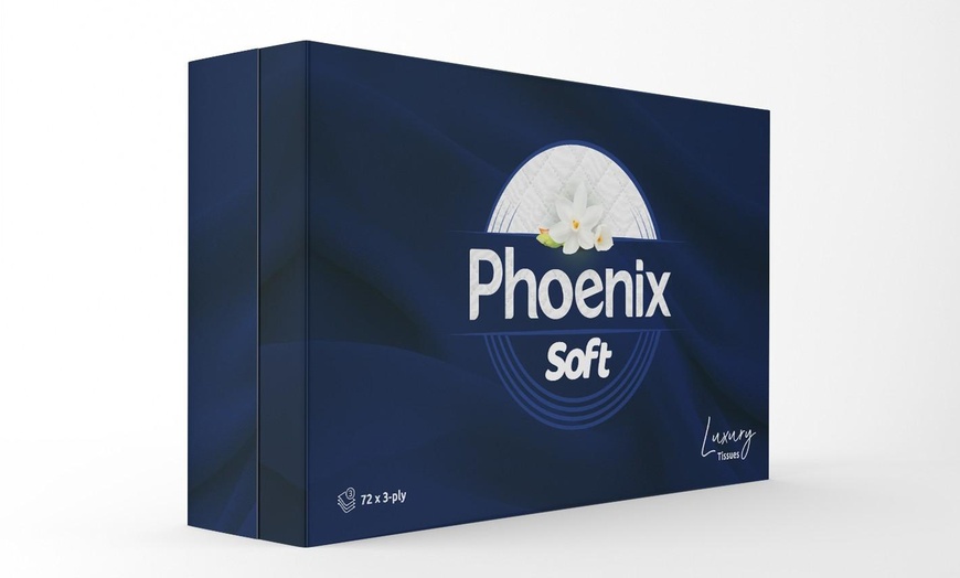 Image 2: 3, 10 or 24 Pack Phoenix Soft Luxury Tissues