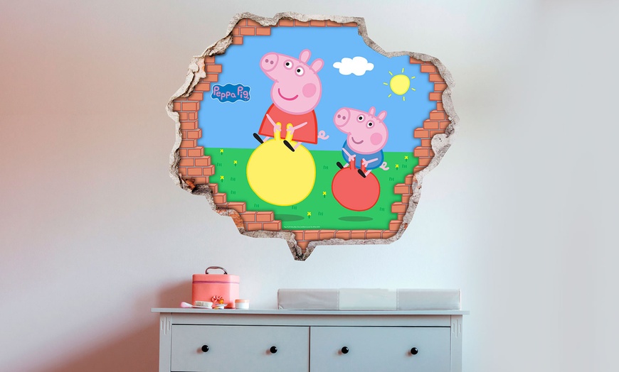 Image 7: Peppa Pig Vinyl Wall Stickers