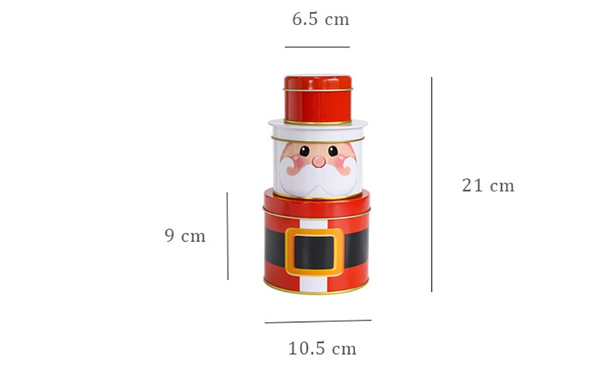 Image 13: 1, 2 ou 5 boîtes de rangement décoratives de Noël