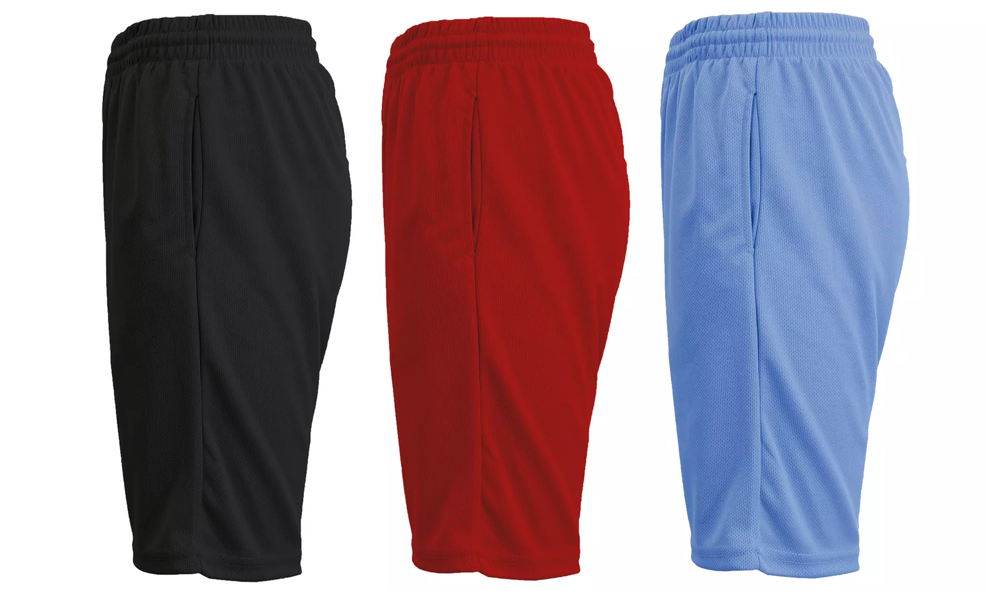 3-Pack Men's Active Performance Shorts (S-2XL) in Multiple Colorways