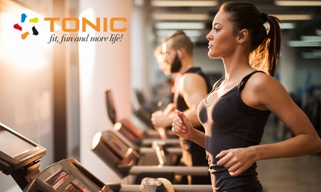 Abbonamento di 3, 6, 9 o 12 mesi palestra, piscina e Spa in 10 centri Tonic Fitness Club (sconto fino a 66%)