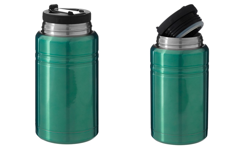 Image 3:  Food Flask with Foldable Spoon