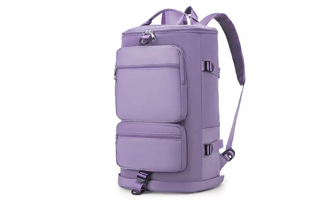 Water Repellent Travel Duffle Bag Gym Backpack