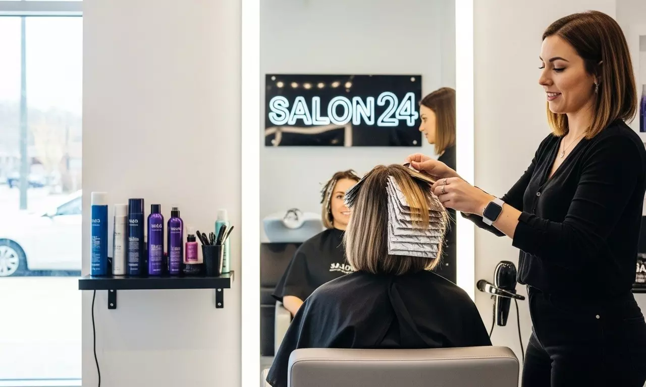 Get a Chic Haircut with Options for Partial or Full Highlights