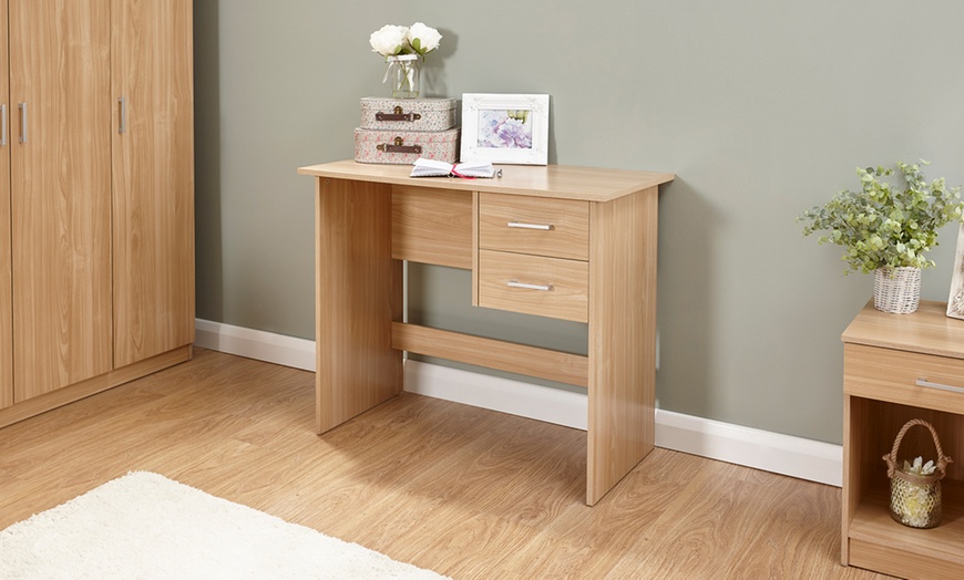 Image 15: Simple Two-Drawer Desk