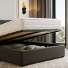 Image 2: Lit coffre Colisée tissu, matelas ''Cosmos'' en option, Sampur