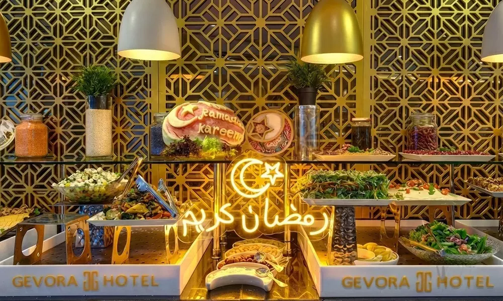 Enjoy Unforgettable Buffet with Tallest Hotel Iftar Buffet and Ramadan Beverages at Gevora Hotel (Up to 22%Off) - Primary Image