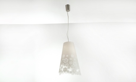 Lampadario Daisy con paralume da 46 cm di altezza