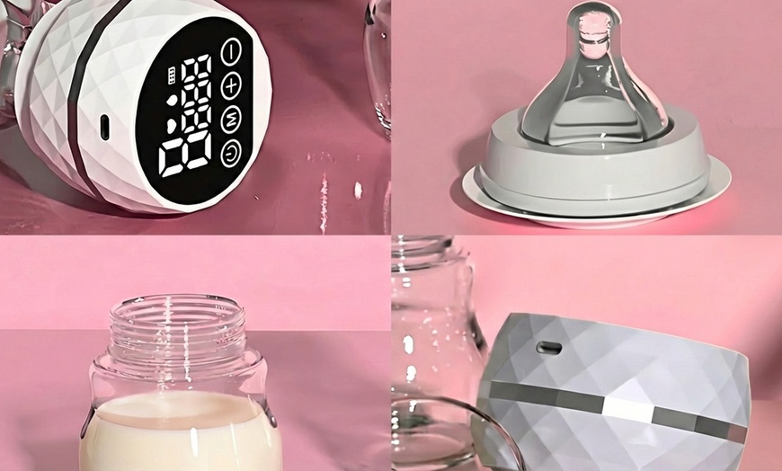 Image 7: Elektrische borstpomp met fles van 180 ml.