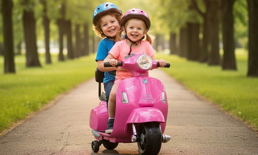 Image 13: Mini Vespa elettrica Piaggio per bambini