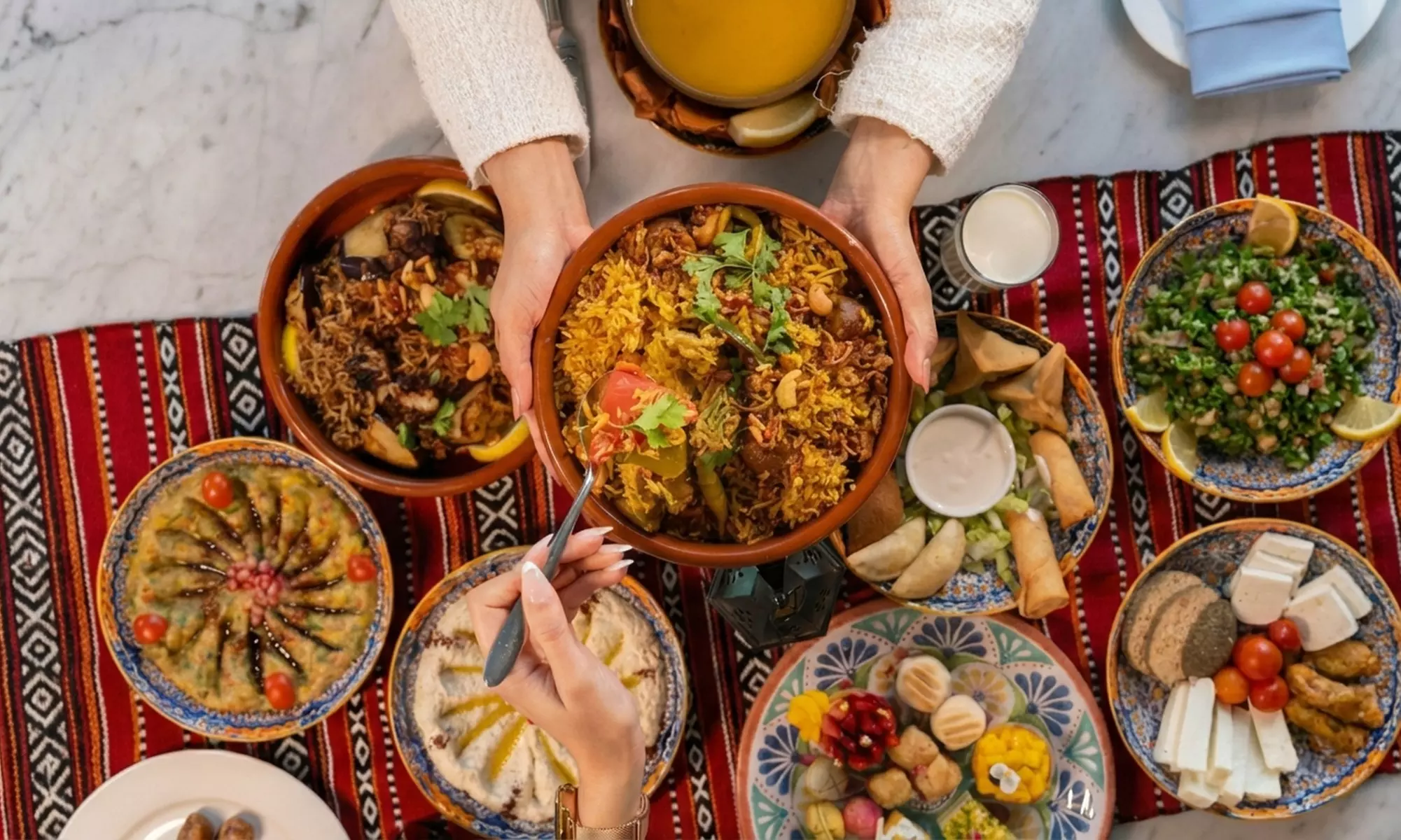 Dine Under Elegant with Premium Ramadan Iftar Buffet with Drinks