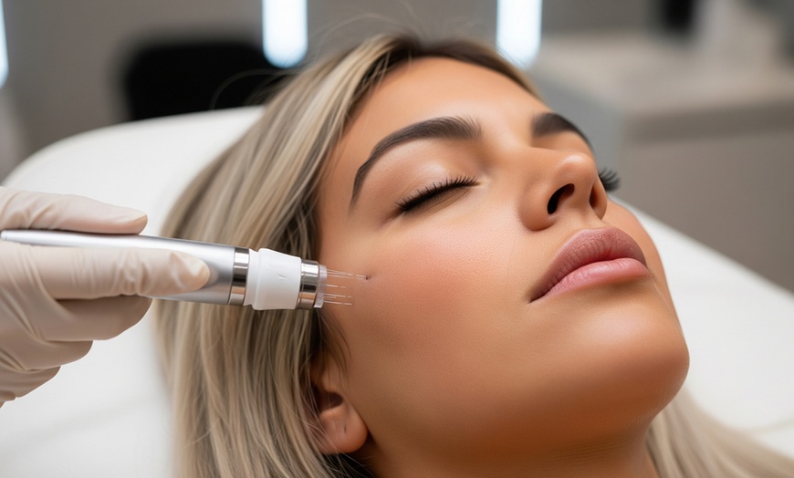 Image 1: Tratamiento facial con exosomas con dermapen en 1 o 3 zonas a elegir 