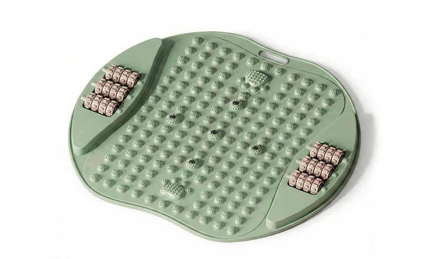 Image 4: Home Fitness Foot Massage Acupressure Plate