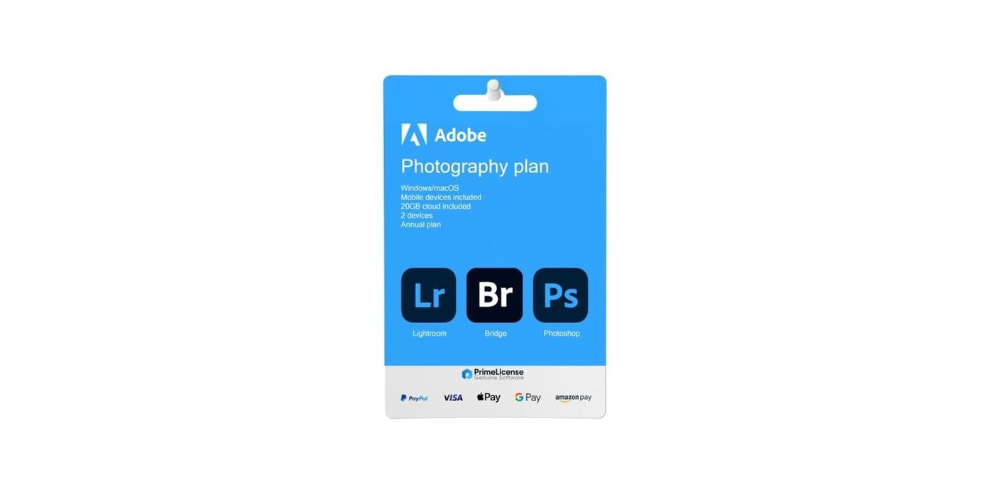 Adobe Photography Plan 1TB: Includes Photoshop & Lightroom