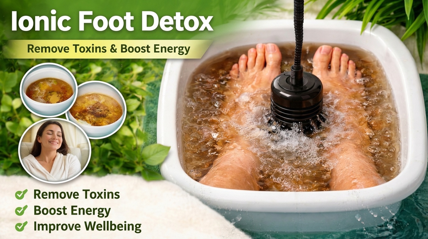 Get One, Two, or Three Ionic Detox Foot Bath with Optional PEMF Mat