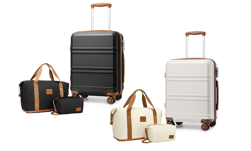 Image 1: Reisset, bestaande uit handbagagekoffer, weekendtas en toilettas