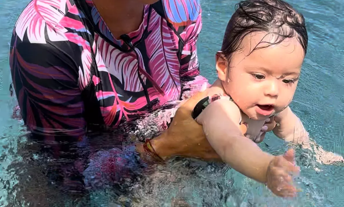 Swim Lesson at Bright Kids Swimming