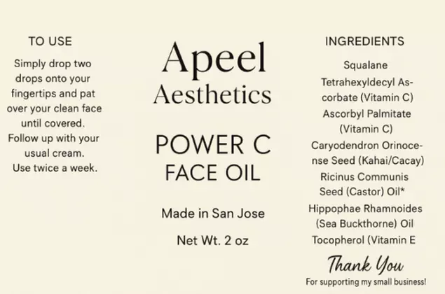 Power C Plumping Face Oil – Brighten & Hydrate (1 or 2-Pack Available)